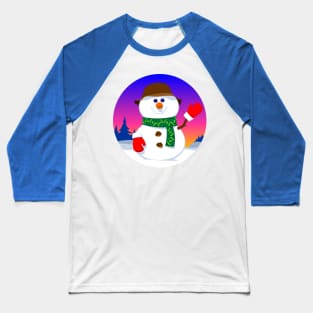 Snowman Baseball T-Shirt